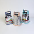 4-Sided Stainless Steel Kitchen Grater with Multi-Function Blades