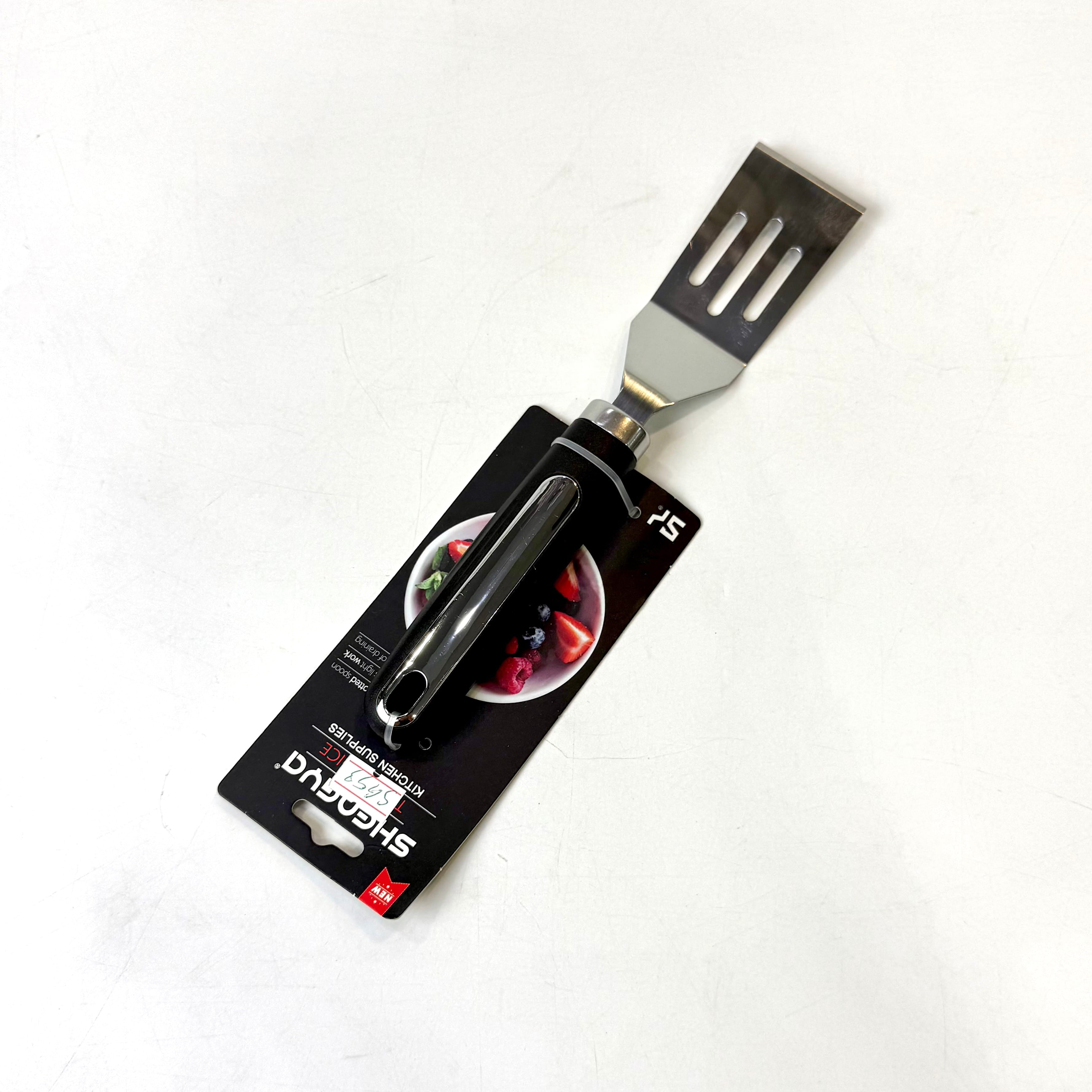 Slotted Turner Spatula Stainless Steel | Oil Draining Frying Spatula