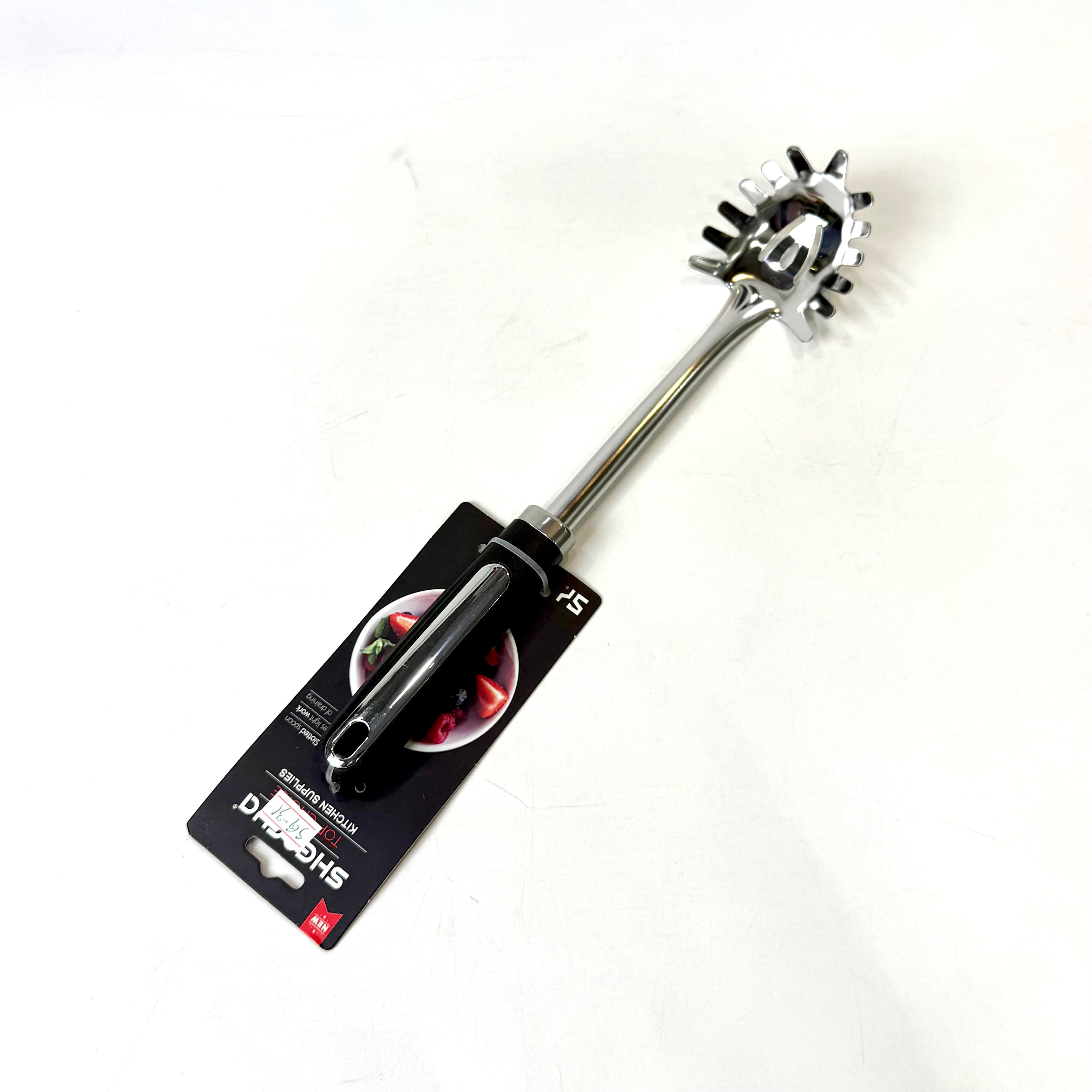 Premium Stainless Steel Pasta Server - Multi-Purpose Spaghetti Fork