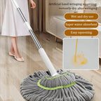 Self-Twisting Microfiber Mop | Hands Free Magic Spin Floor Cleaning Mop