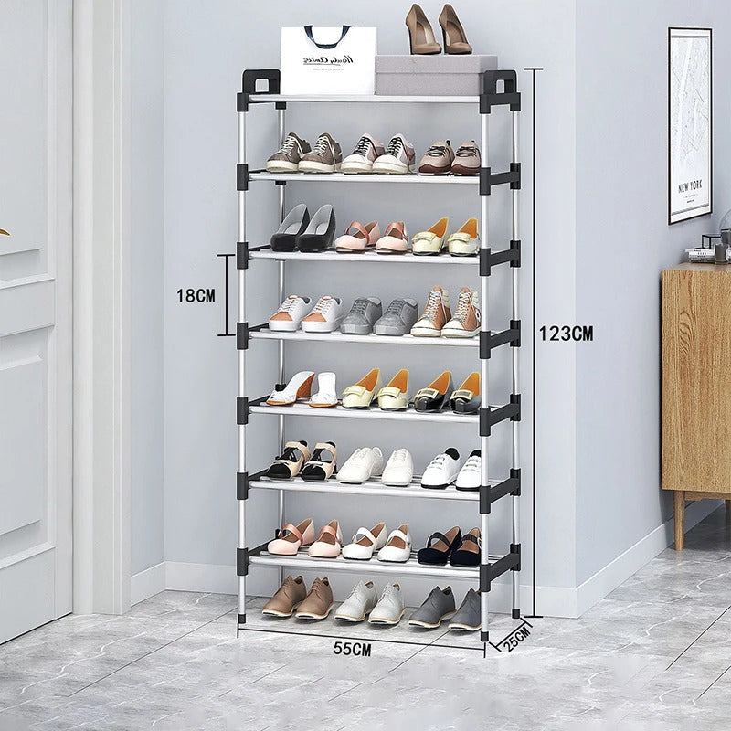 Dustproof Shoe Rack with Cover | Multi-Layer Shoe Storage Organizer