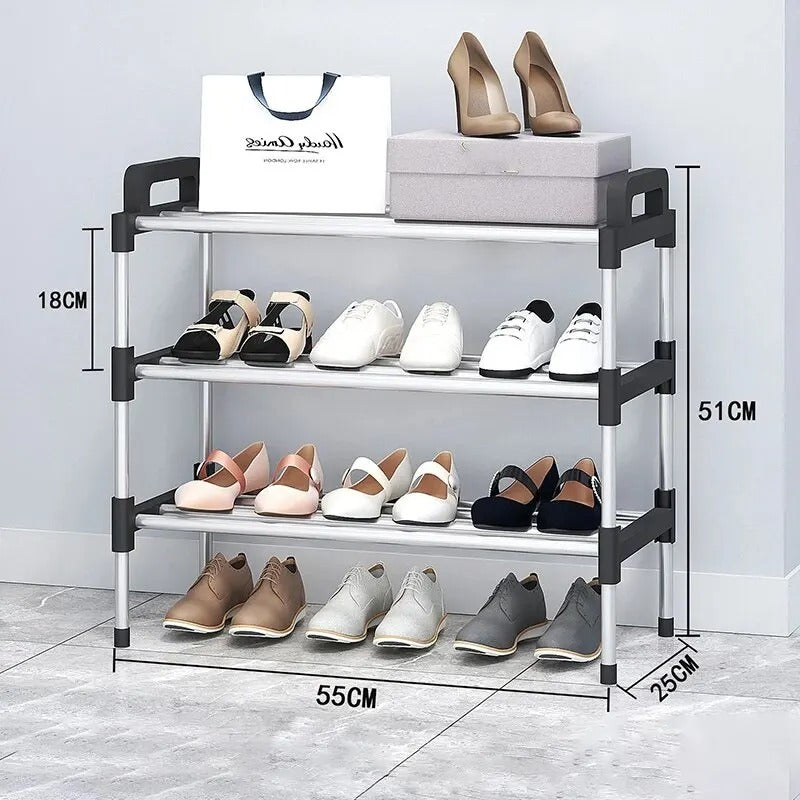 Dustproof Shoe Rack with Cover | Multi-Layer Shoe Storage Organizer