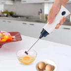 Electric Handheld Milk Frother – Automatic Foam Maker for Coffee, Lattes & Eggs (Rechargeable)