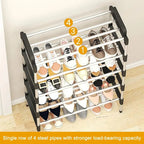 Dustproof Shoe Rack with Cover | Multi-Layer Shoe Storage Organizer