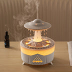 Raindrop Aroma Humidifier | Essential Oil Diffuser with Ambient Light & Remote