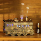 Train-Shaped Aroma Diffuser | Decorative Steam Humidifier with Remote Control