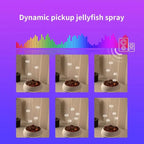 Dynamic Jellyfish Aroma Diffuser | Sound Reactive Mist & Ambient Light Humidifier