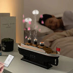 Ship-Themed Jellyfish Aroma Diffuser | Decorative Essential Oil Humidifier with Ambient Light