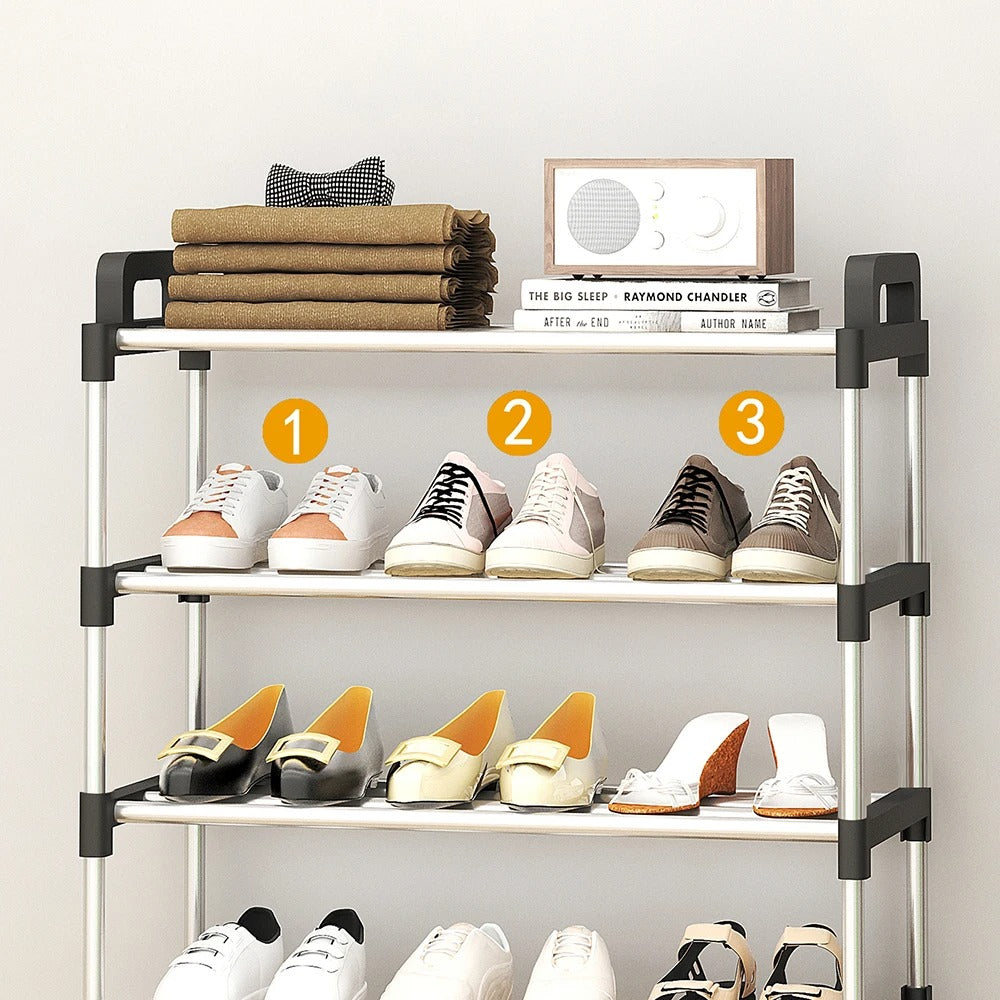 Dustproof Shoe Rack with Cover | Multi-Layer Shoe Storage Organizer