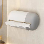 Wall Mounted Paper Towel Holder | Modern Tissue & Kitchen Roll Dispenser (22.5cm)