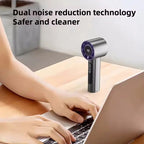 Portable Rechargeable Mini Fan with Digital Display – USB Handheld & Desktop Cooling Fan