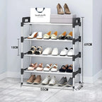 Dustproof Shoe Rack with Cover | Multi-Layer Shoe Storage Organizer