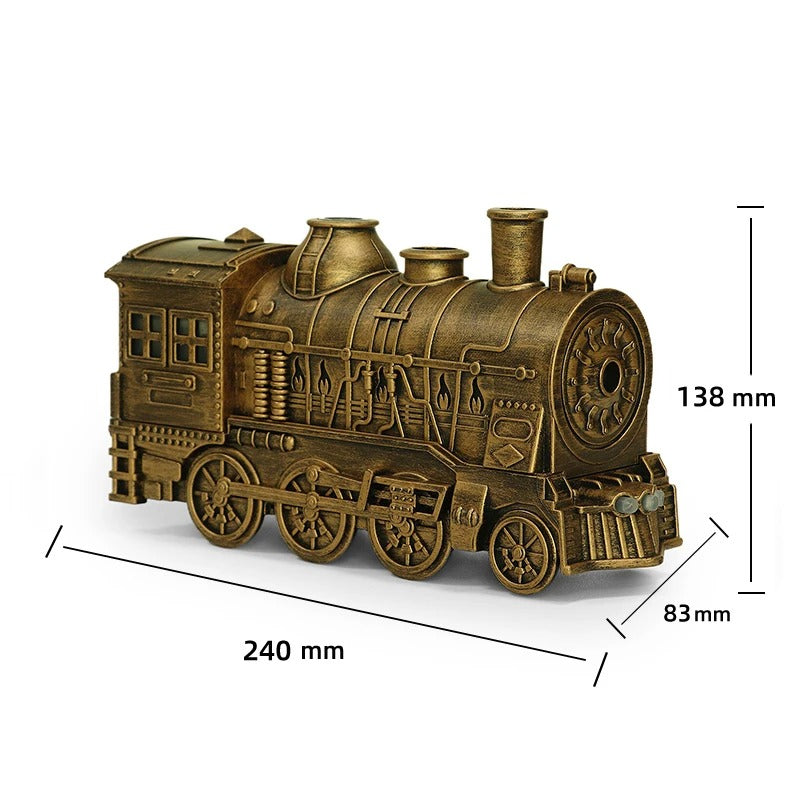 Train-Shaped Aroma Diffuser | Decorative Steam Humidifier with Remote Control