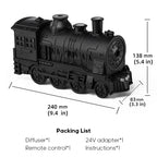 Train-Shaped Aroma Diffuser | Decorative Steam Humidifier with Remote Control