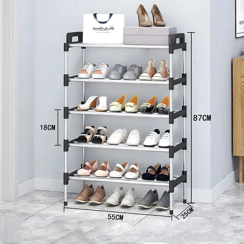 Dustproof Shoe Rack with Cover | Multi-Layer Shoe Storage Organizer