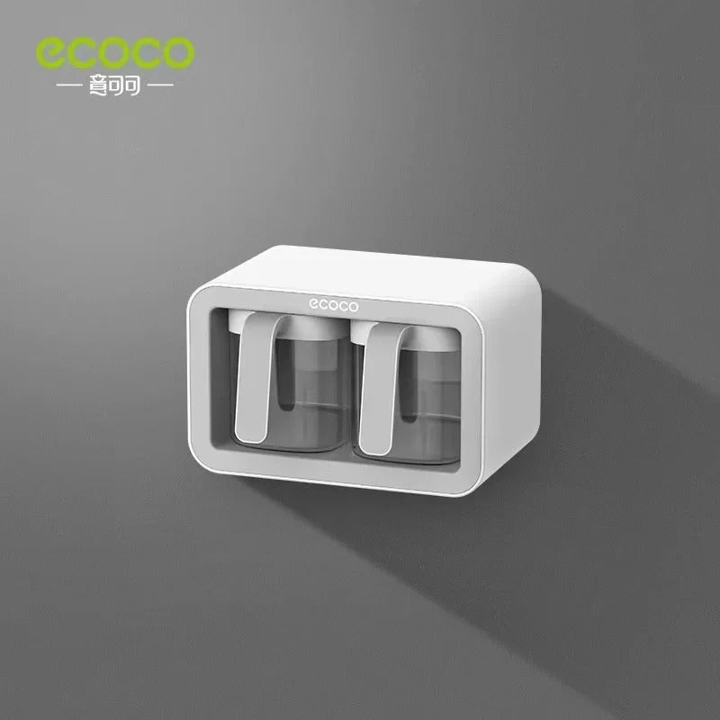 Eco-Modern Wall-Mounted Spice Rack – 3-Drawer Organizer with Precision Spoons