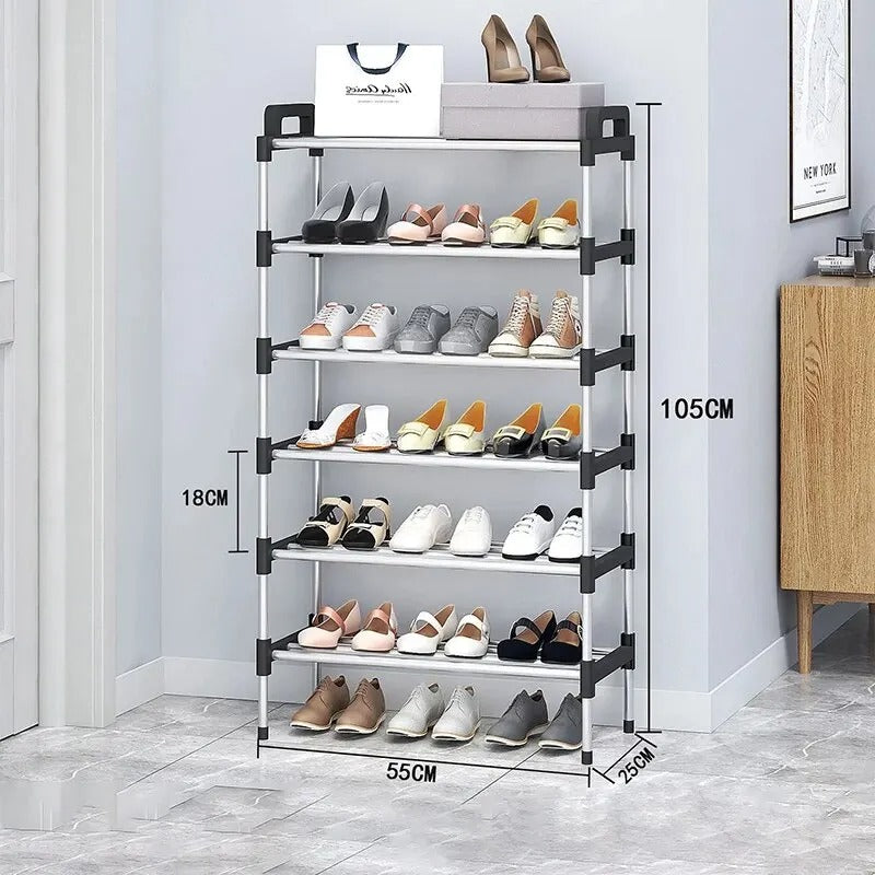 Dustproof Shoe Rack with Cover | Multi-Layer Shoe Storage Organizer