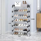 Dustproof Shoe Rack with Cover | Multi-Layer Shoe Storage Organizer