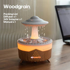 Raindrop Aroma Humidifier | Essential Oil Diffuser with Ambient Light & Remote