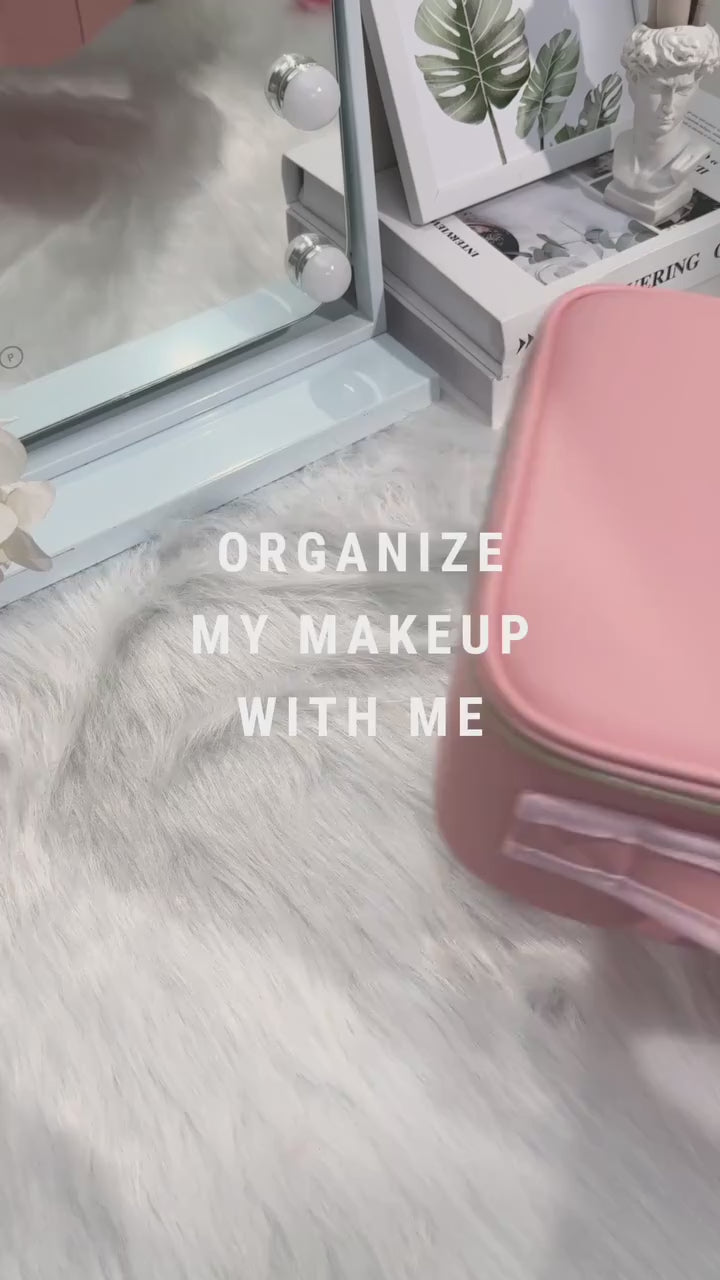 LED Cosmetic Makeup Organizer Bag