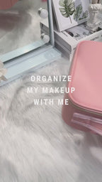 LED Cosmetic Makeup Organizer Bag